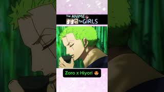 Zoro full of RIZZ 😎  Sake Hiyori or Sanji zorofans animeromancecomedy onepiece [upl. by Nwad]