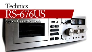 Technics RS676US Cassette Deck [upl. by Gallagher121]