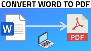 How to Convert Word to PDF in Laptop [upl. by Dania928]