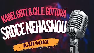 Karaoke  Karel Gott amp Charlotte Ella Gottová  quotSrdce nehasnouquot  Zpívejte s námi [upl. by Sherri]