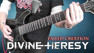 Divine Heresy  Failed Creation  guitar cover [upl. by Travers]