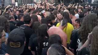 Amon Amarth Moshpit  Heavy MTL 2013 [upl. by Ecertap]