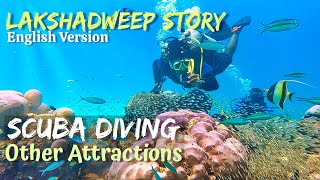 Scuba diving in Lakshadweep  Glass boating and Fishing in Indian island [upl. by Grantley]