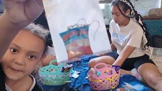 Unboxing Easter baskets wAll 7 of us [upl. by Yhpos]