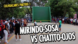 MirindoSosa VS ChatitoOjosDuelo Cerrado en CulhuacanesCancha Abierta  El Primer Partido [upl. by Tedra]