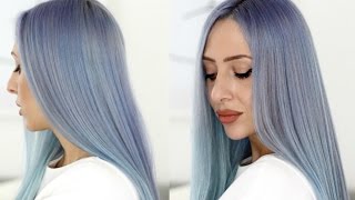 HOW TO DYE YOUR HAIR BLUE  LORÉAL COLORISTA BLUE REVIEW  BLUE OMBRE  Carly Musleh [upl. by Raffarty543]