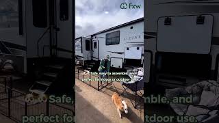 FXW Outdoor Dog Fence For RV Camping [upl. by O'Callaghan525]