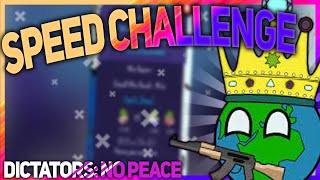 Dictators No peace SPEEDRUN [upl. by Card]