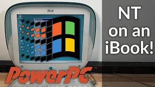 Installing Windows NT 4 on an iBook G3 Clamshell [upl. by Eednac908]