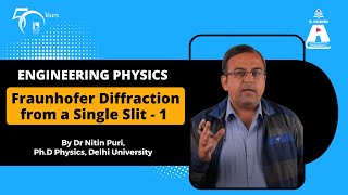 Fraunhofer diffraction from a single slit  Part 1  Engineering Physics  S Chand Academy [upl. by Landis]