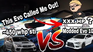 450 whp  2019 WRX STI Crazy 4k POV Drive Unexpected Street Race 29 PSI [upl. by Nnayelhsa]