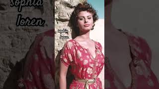 Sophia Loren One of the most beautiful in the world Awesomely talented amp highly respected shorts [upl. by Oigolue]