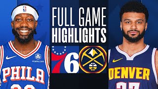 76ERS at NUGGETS  FULL GAME HIGHLIGHTS  January 27 2024 [upl. by Burke]