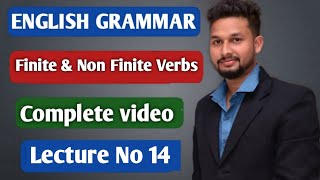 English Grammar  Finite and Non Finite Verbs  Lecture 14  JR Tutorials [upl. by Bradly]