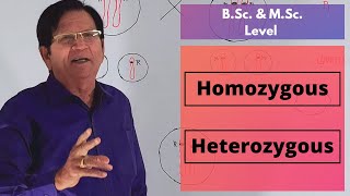 Homozygous amp Heterozygous  BSc amp MSc Level [upl. by Laehcim]