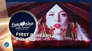 Poland 🇵🇱  Tulia  Fire Of Love Pali Się  First Rehearsal  Eurovision 2019 [upl. by Ardenia733]