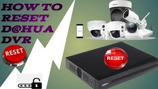 How To Reset Dahua DVR [upl. by Nanek]