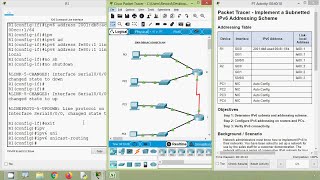 IPv6 Addressing Packet Tracer [upl. by Fidelis613]