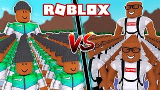 ARMY OF CLONES WAR IN ROBLOX [upl. by Collbaith]