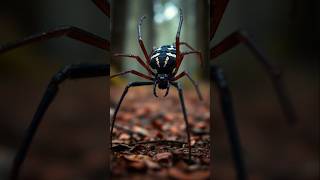 Most Dangerous Spider FunnelWeb spider animals facts viralshort viralvideo venomousanimals [upl. by Rickert]