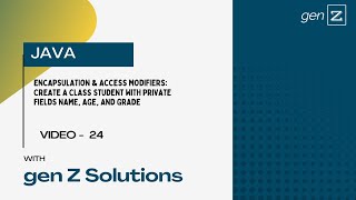 Encapsulation amp Access Modifiers How to Make a Private Class Student Keywords [upl. by Fokos]