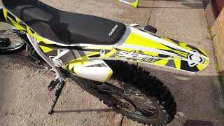 2019 slam 250cc motocross bike [upl. by Eyaj]