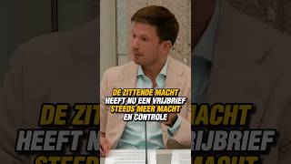 DE ZITTENDE MACHT HEEFT NU EEN VRIJBRIEF STEEDS MEER MACHT EN CONTROLE gideonvanmeijeren fvd [upl. by Brindell]