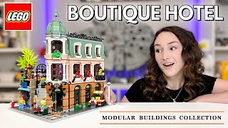 LEGO Modular Boutique Hotel Review 10297 [upl. by Sheela]