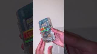 Holographic Gameboy Color  Pokémon Crystal pokemon gameboy gameboymods asmr [upl. by Brooking]