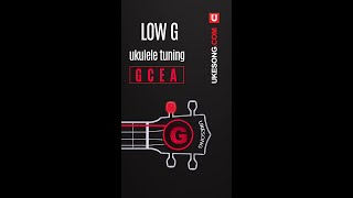 Low G UKULELE TUNING  Online Ukulele Tuner [upl. by Tennaj925]