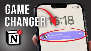 FINALLY Good Notifications For Notion [upl. by Breban]