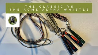 Dog Training Whistle Review  Classic Acme vs Acme Alpha [upl. by Htebirol]