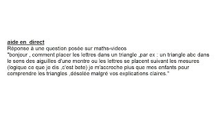 nommer un polygone aide en direct 6ème [upl. by Teik]