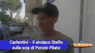 Carlentini  Anche il sindaco Stefio sulla scia di Ponzio Pilato [upl. by Karisa977]