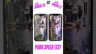 iPhone 16 vs iPhone 13  Speed Test iphone16 iphone13 speedtest pubg bgmi pubgmobile [upl. by Oiluarb]