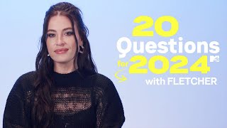 Fletcher Answers 20 Questions for 2024  MTV [upl. by Anawd]