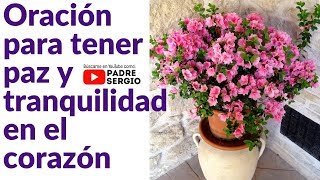 Oración para tener paz y tranquilidad en el corazón [upl. by Addiel]