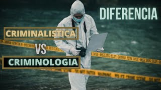 Diferencia entre Criminalistica y Criminologia  ¿Qué Hace cada una  Forenses Investigadores [upl. by Moyer]