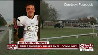 Beggs High School student and football player remembered [upl. by Gerik]