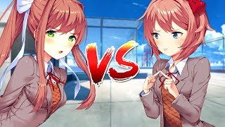 DDLC BATTLE  Doki Doki Literature Club Mod in Gmod [upl. by Teak]