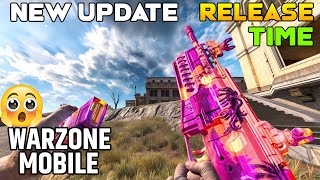 WARZONE MOBILE SEASON 1 UPDATE RELEASE TIME [upl. by Ivie]