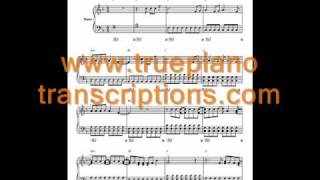 According to You by Orianthi Piano cover and sheet music transcription [upl. by Loziram939]