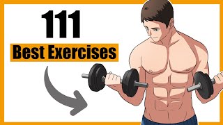 111 Kurzhantel Übungen  Dumbbell exercices [upl. by Linneman802]