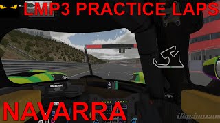 iRacing LMP3 Practice Laps at Navarra  135495 [upl. by Ahsercel]