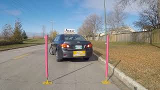 How to Parallel Park with Poles Cones to Pass Your Driving Test 2022 [upl. by Yrtua]