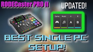 RODECaster Pro 2 with Virtual Devices  ULTIMATE Single PC StreamingGaming Setup [upl. by Germain]