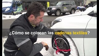 Cómo poner las cadenas de nieve textiles fácil y rápido [upl. by Ahcilef]