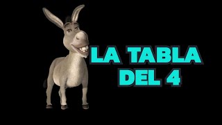 LA TABLA DEL 4 👋 [upl. by Zoilla]