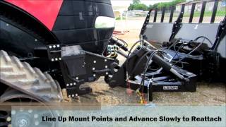 LEON Dozer M5000 quotQuick Attachquot Demonstration [upl. by Norah]