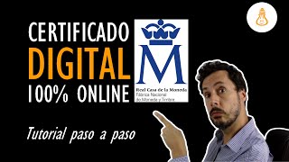 Tutorial obtener certificado digital de la FNMT 100 online con vídeo identificación [upl. by Laurentia]